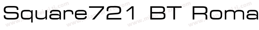 Square721 BT Roman字体转换